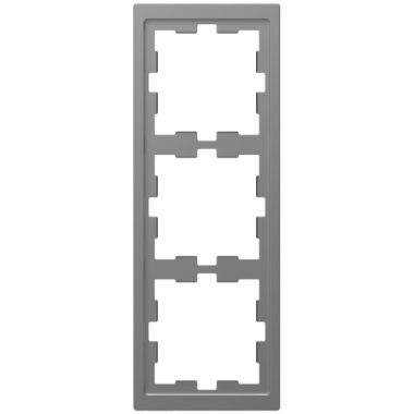 SCHNEIDER MTN4030-6536 MERTEN D-Life hármas keret, acél