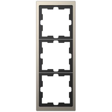 SCHNEIDER MTN4030-6550 MERTEN D-Life hármas keret, nikkel