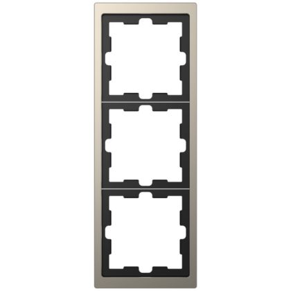 SCHNEIDER MTN4030-6550 MERTEN D-Life hármas keret, nikkel