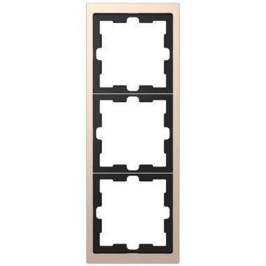 SCHNEIDER MTN4030-6551 MERTEN D-Life triple frame, champagne