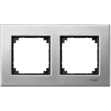 SCHNEIDER MTN403260 MERTEN M-Elegance double frame, platinum