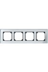 SCHNEIDER MTN4040-3260 MERTEN M-Elegance four-frame, diamond white