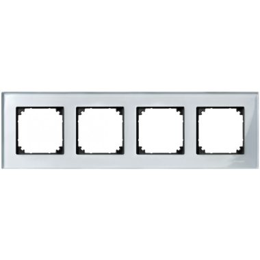 SCHNEIDER MTN4040-3260 MERTEN M-Elegance four-frame, diamond white