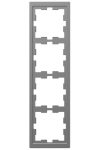 SCHNEIDER MTN4040-6536 MERTEN D-Life négyes keret, acél