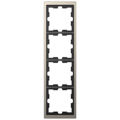 SCHNEIDER MTN4040-6550 MERTEN D-Life négyes keret, nikkel