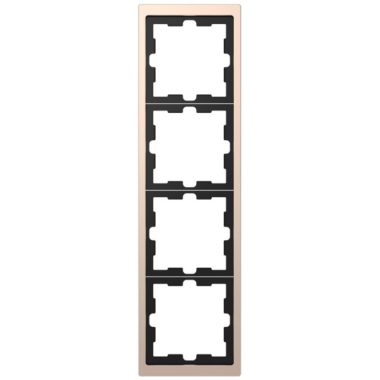 SCHNEIDER MTN4040-6551 MERTEN D-Life négyes keret, pezsgő