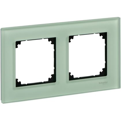   SCHNEIDER MTN404204 MERTEN M-Elegance double frame, emerald green