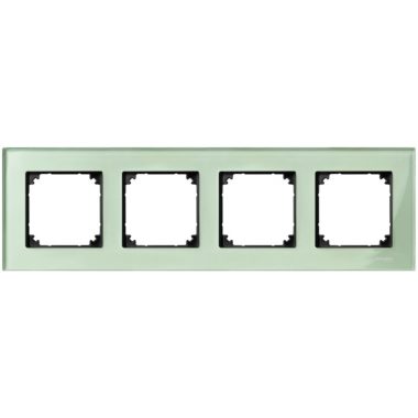 SCHNEIDER MTN404404 MERTEN M-Elegance four-frame, emerald green