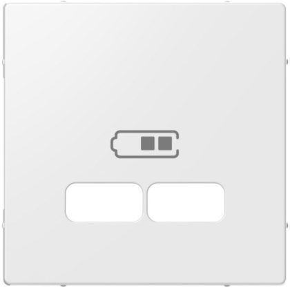   SCHNEIDER MTN4367-0319 MERTEN USB charger cover, System-M, polar white
