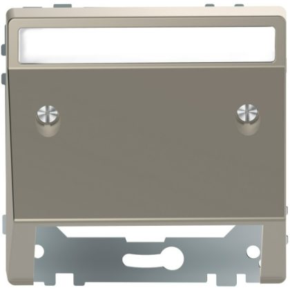   SCHNEIDER MTN4540-6050 MERTEN Communication cover, D-Life, nickel