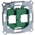   SCHNEIDER MTN4566-0004 MERTEN Mounting frame for 2xRJ45 modular sockets, green