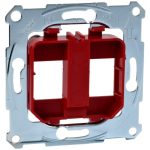   SCHNEIDER MTN4566-0006 MERTEN Mounting frame for 2xRJ45 modular sockets, red