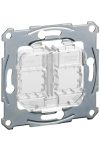 SCHNEIDER MTN4566-0080 MERTEN Mounting frame for 2xRJ45 modular sockets, transparent