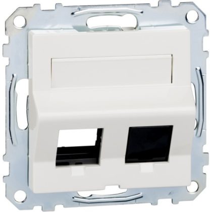   SCHNEIDER MTN4568-0319 MERTEN RJ45 data adapter, for Keystone inserts, labelable, System-M, polar white