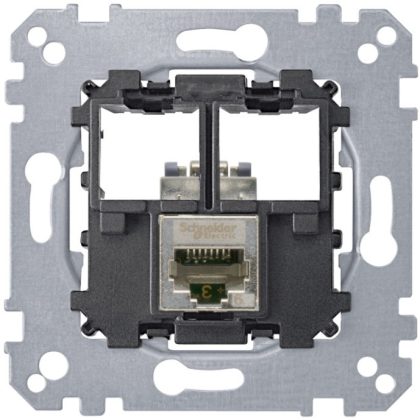 SCHNEIDER MTN4576-0021 MERTEN 1xRJ45 Cat6 STP socket