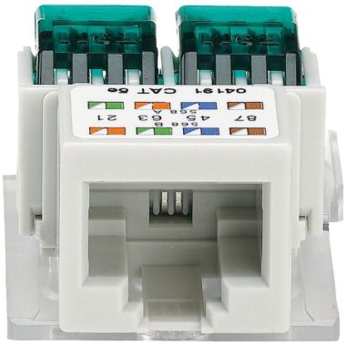 SCHNEIDER MTN465580 MERTEN RDM, 1xRJ45 Cat5e, UTP betétek