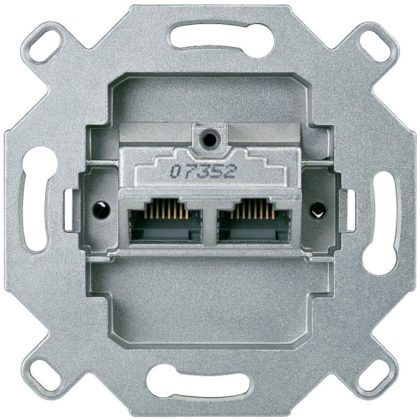 SCHNEIDER MTN465706 MERTEN 2xRJ45 Cat6A STP socket