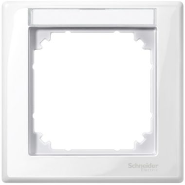 SCHNEIDER MTN470119 MERTEN M-Smart feliratozható egyes keret, polárfehér