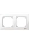 SCHNEIDER MTN515219 MERTEN M-Plan double frame, polar white