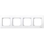   SCHNEIDER MTN515425 MERTEN M-Plan four frame, active white (antibacterial)