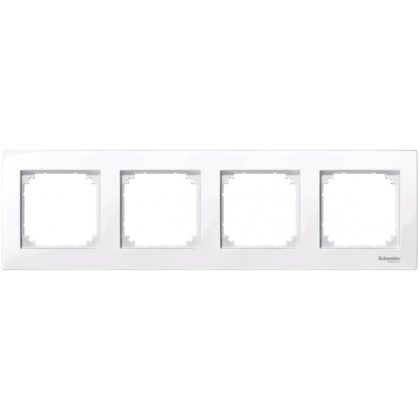   SCHNEIDER MTN515425 MERTEN M-Plan four frame, active white (antibacterial)