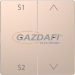   SCHNEIDER MTN5227-6051 MERTEN Dupla billentyű (S1-2, fel-le), Bluetooth vezérlőkhöz, D-Life, pezsgő