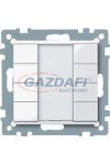 SCHNEIDER MTN617425 Merten-KNX 4-es nyomógomb , SystemM, aktív fehér, fényes