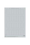 SCHNEIDER MTN618320 Merten-KNX Felirat nyomógombokhoz ezüst