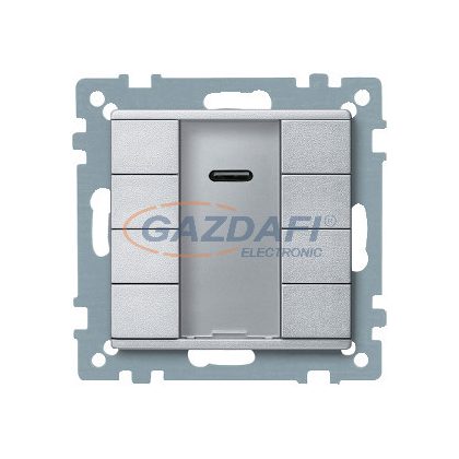   SCHNEIDER MTN627960 Merten-KNX 4-es IR nyomógomb , SystemM, alumínium