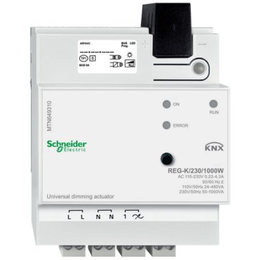 SCHNEIDER MTN649310 Merten-KNX REG-K/230/1000W univerzális fényerőszabályzó aktor