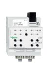 SCHNEIDER MTN649804 Merten-KNX REG-K/4x/10 zsalumozgató aktor kézi üzemmóddal