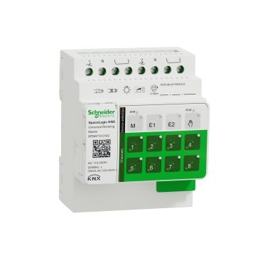 SCHNEIDER MTN6710-0102 SpaceLogic KNX Dimmer, 2 csatorna, Master