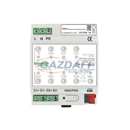   SCHNEIDER MTN6725-0004 KNX DALI átjáró Basic REG-K/2/16/64