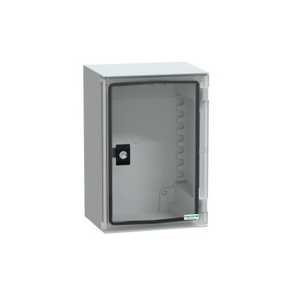  SCHNEIDER NSYPLM32TG Műanyag szekrény átlátszó ajtóval Thalassa ABS+PC, Ajtó: polikarbonát + 20% FG Szürke (RAL 7035) IP66