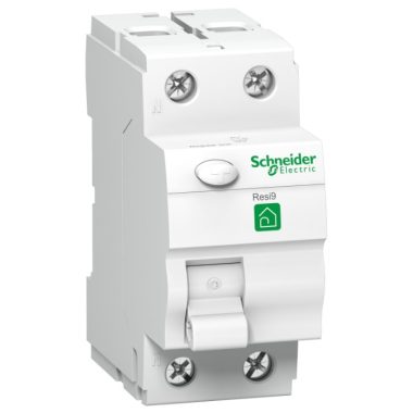 SCHNEIDER R9R11225 RESI9 circuit breaker, class AC, 2P, 25A, 30mA