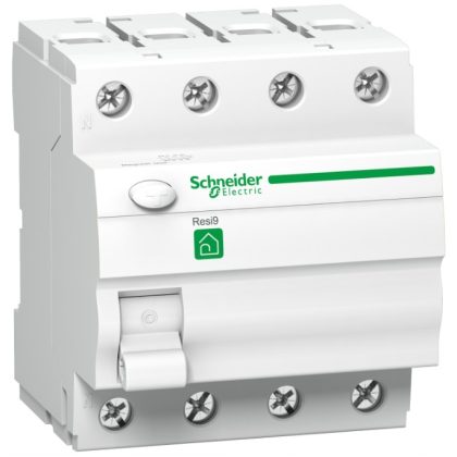   Schneider R9R11463 întreruptor RESI9, clasa AC, 4P, 63A, 30mA