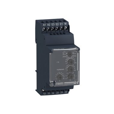 SCHNEIDER RM35JA31MW Zelio Control current monitoring relay, 2CO, 5A, 24… 240 VAC / DC, measuring range: 2…500mA