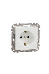 SCHNEIDER SDD111022 NEW SEDNA 2P + F socket with safety shutter, spring-loaded connection, 16A, white