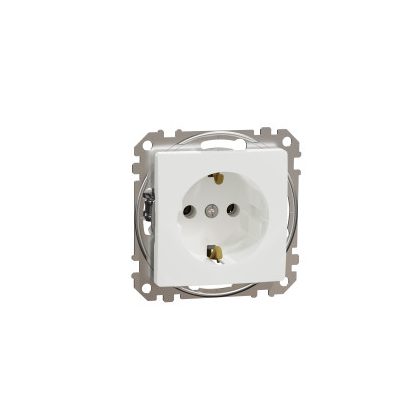   SCHNEIDER SDD111025 NEW SEDNA 2P + F socket, screw connection, 16A, white