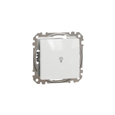 SCHNEIDER SDD111132 NEW SEDNA with single-pole pressure lamp signal, spring-cage connection, 10A, white
