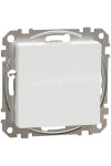 SCHNEIDER SDD111381 SEDNA WISER Universal, push-button, LED dimmer, white, max. 200W