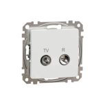   SCHNEIDER SDD111471R NEW SEDNA TV / R socket, terminating, 4 dB, white