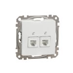 SCHNEIDER SDD111492 NEW SEDNA 2xRJ11 socket, white