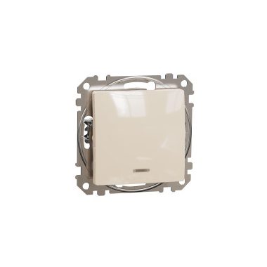 SCHNEIDER SDD112101N NEW SEDNA Single pole switch, EF, 10AX, beige