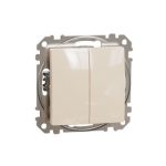   SCHNEIDER SDD112105 NEW SEDNA Chandelier switch, spring connection, 10AX, (105), beige