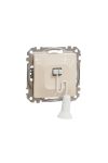 SCHNEIDER SDD112122 NEW SEDNA Single-pole pull cord switch, beige