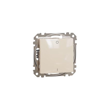   SCHNEIDER SDD112162 NEW SEDNA Two-pole switch, spring-loaded connection, 16AX, beige