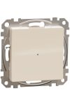 SCHNEIDER SDD112381 SEDNA WISER Universal, push-button, LED dimmer, beige, max. 200W