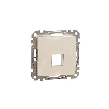 SCHNEIDER SDD112421 NEW SEDNA 1xRJ45 adapter for Keystone inserts, beige