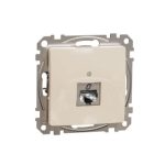 SCHNEIDER SDD112461S NEW SEDNA 1xRJ45 Cat6 STP socket, beige